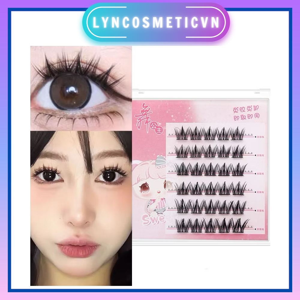 Mi giả 3D Sweet tự gắn, tự dính không cần dùng keo - thế hệ mới , có thể tái sử dụng nhiều lần NESURA EYELASH
