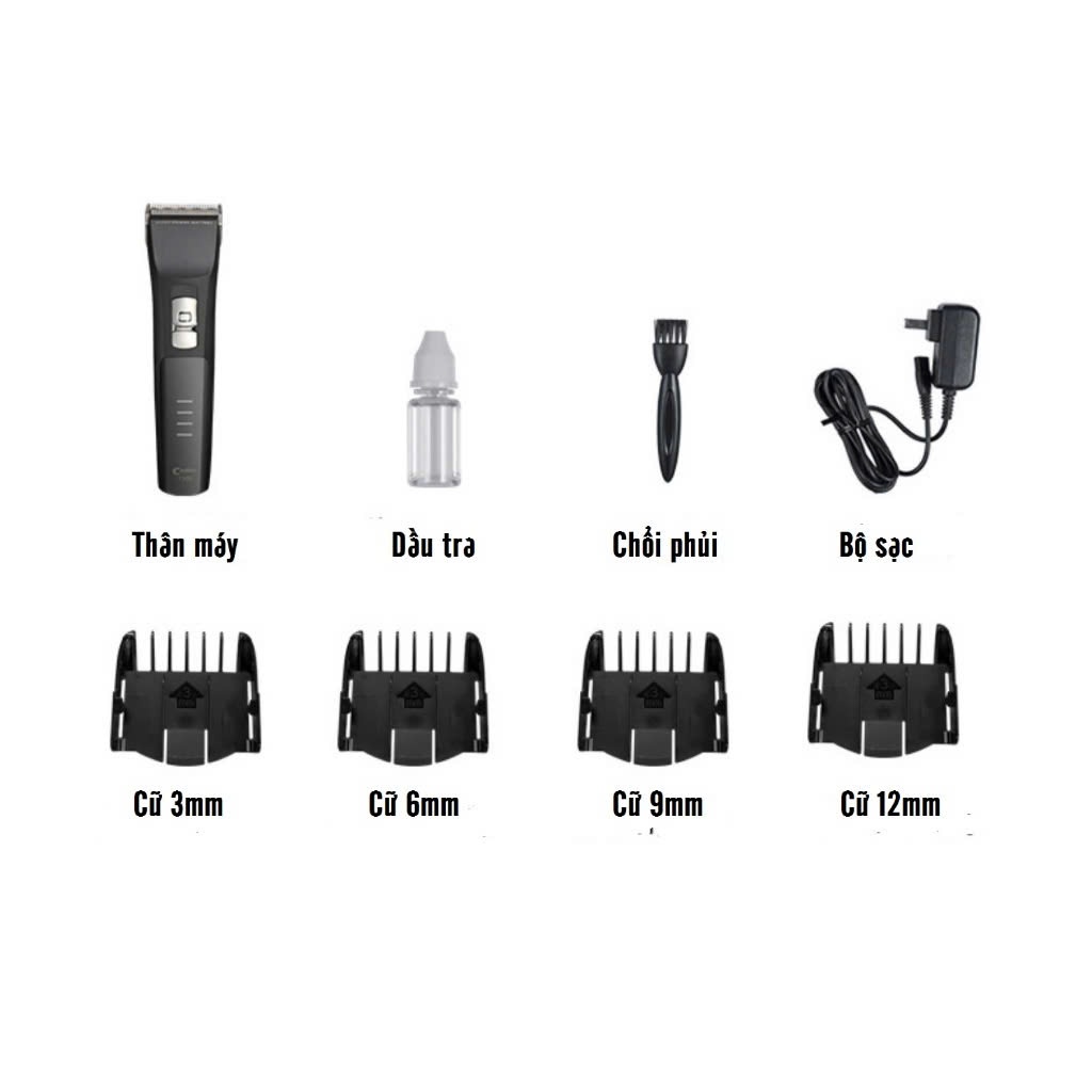 Tông Đơ Cắt Tóc Codos T10S Kèm Cữ 1.5mm