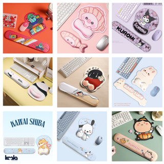 Bộ Lót Chuột & Kê Bàn Phím 3D Koala Dễ Thương Kê Cổ Tay Hỗ Trợ Giảm Đau, Giảm Mỏi, Chống Trơn Trượt