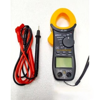 Ampe kìm số điện tử APECH AC-287, đo điện áp, điện trở, thông mạch, nhiệt độ và phát hiện điện áp NCV