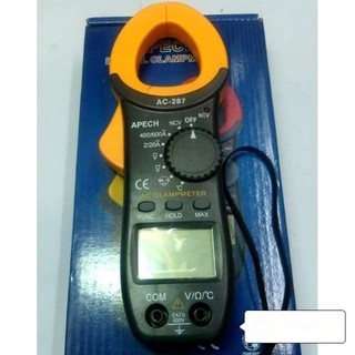 Ampe kìm số điện tử APECH AC-287, đo điện áp, điện trở, thông mạch, nhiệt độ và phát hiện điện áp NCV