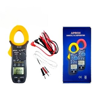 Ampe kìm số điện tử APECH AC-287, đo điện áp, điện trở, thông mạch, nhiệt độ và phát hiện điện áp NCV