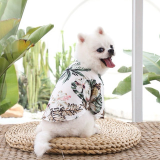 ÁO SƠ MI hoạ tiết xanh, đỏ, trắng cho chó mèo, thú cưng, xinh, dễ thương, form đẹp