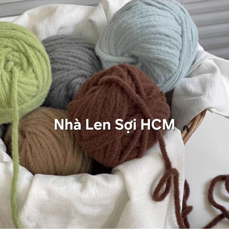 Len Kẹo Bông, Len Sweet Candy 100gr Len Sợi To
