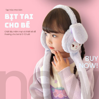 Bịt tai cho bé có thể di chuyển tai, chụp tai cho bé giật/bóp lông mịn màng