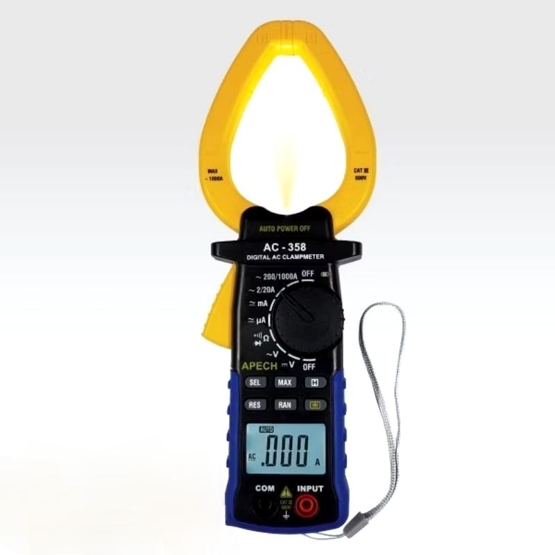 Ampe kìm đo dòng AC APECH AC-358 (1000A)