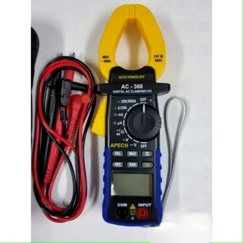 Ampe kìm đo dòng AC APECH AC-368 (600A)