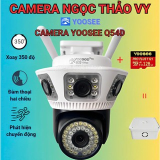  CAMERA WIFI YOOSEE THẾ HỆ MỚI - 2 MẮT XEM 2 KHUNG HÌNH - CÓ ĐÈN BÁO ĐỘNG - CHỐNG NƯỚC - BÁO ĐỘNG 