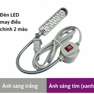 (HCM)Đèn LED Ánh Sáng 2 Màu Trắng và Xanh Tím Có Nam Châm 30 Bóng.....