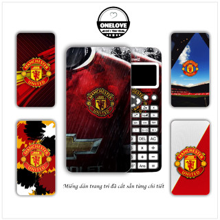 Miếng dán cho máy tính Casio fx 570 , fx 580 , fx 880 ,...in hình Man United đã cắt sẵn từng chi tiết in hình theo yc