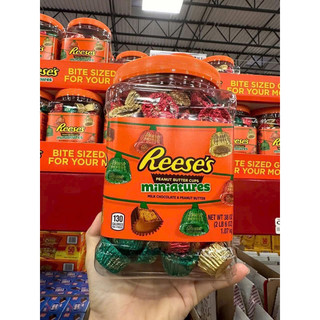 🍫🥜 SOCOLA REESE’S PEANUT BUTTER CUPS MINIATURES MILK CHOCOLATE & PEANUT BUTTER DẠNG HỘP NẮP VẶN 1.07KG U.S.A 🇺🇸
