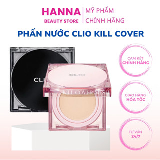 Phấn Nước Clio Kill Cover, Cushion Che Khuyết Điểm, Kiềm Dầu, Căng Bóng Da, Hanna Beauty Store