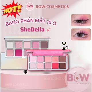 [Hỏa Tốc] Bảng Phấn Mắt Y2K SHEDELLA Dream 10 Ô Phấn Matte Lì Có Nhũ Sáng Bền Màu Lâu Trôi Shedella