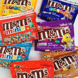  Kẹo Socola Mỹ M&M Hershey's Kisses nhiều vị Nhập Mỹ 