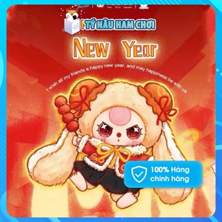 [chính hãng] Sẵn BABY THREE TẾT NGUYÊN ĐÁN 2025 hộp mù bé ba tuổi tết cổ truyền -blind box - ty nâu ham chơi
