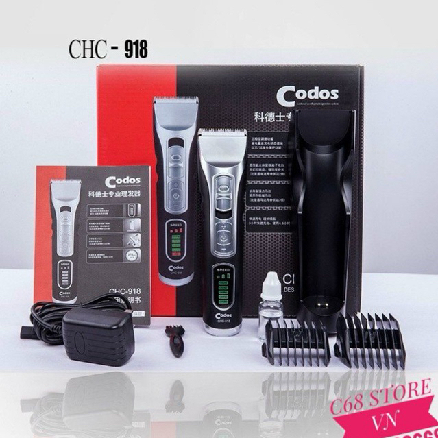 Tông đơ cắt tóc chuyên nghiệp Codos CHC - 918