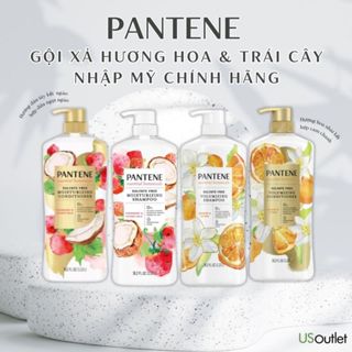 Dầu Gội Xả PANTENE MỸ hương dâu & dừa siêu thơm Essential Botanicals 1.13L