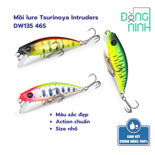 Mồi lure Tsurinoya Intruders DW135 46S, mồi câu cá, mồi giả