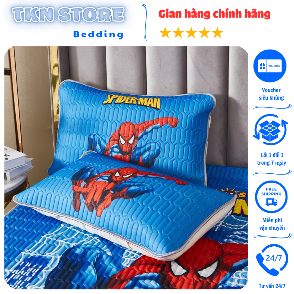 Gối điều hòa cho bé siêu xinh, gối cho bé chất liệu tencel cao cấp kích thước 30x50cm mẫu mới 2023