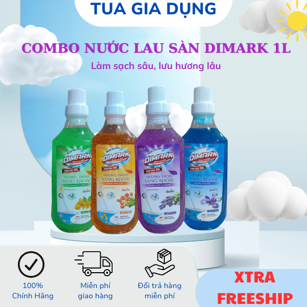 COMBO NƯỚC LAU SÀN 1L DIMARK