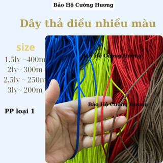 Dây thả diều, dây malai  và china (CUỘN SẴN)   siêu bền chất lượng cao được làm bằng sợi PPbền chắc, chịu nắng mưa