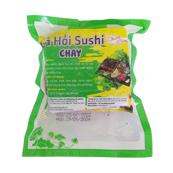 Cá Hồi Shushi Chay 500g Thanh Dũng - Hàng Đông Lạnh