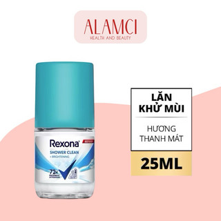  Lăn Khử Mùi Khô Thoáng Dành Cho Nữ Rexona 72H Shower Clean Antiperspirant 25ml 