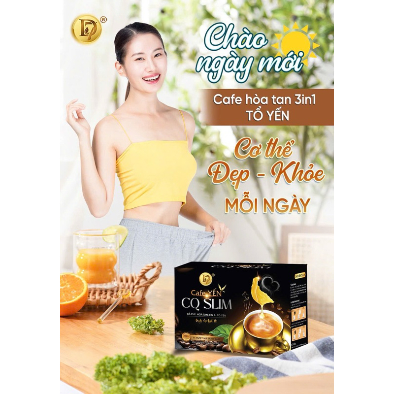 CAFE GIẢM CÂN D7 ( MẪU MỚI CAFE YẾN )