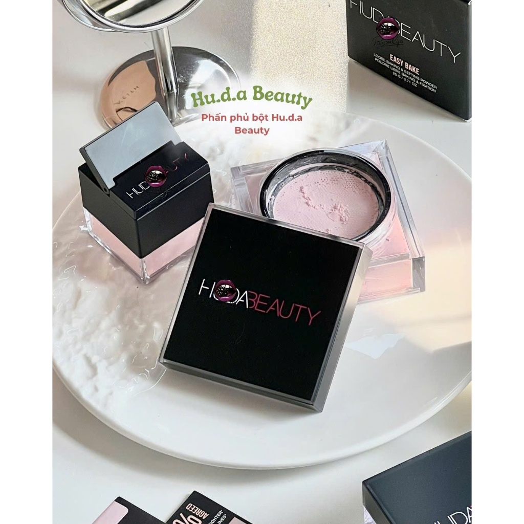   Hàng chính hãng- Bill Sep  Phấn phủ bột Huda Easy Bake Loose Baking & Setting Powder- fullsize 20g  Mini 6gr 
