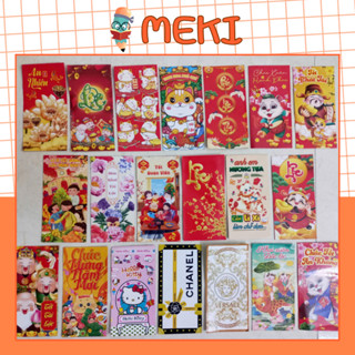 Combo 50/100 Bao Lì Xì Tết 2025 Ất Tỵ Tổng Hợp Đủ Mẫu