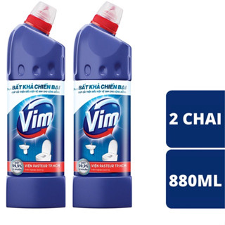 Combo 2 Nước Tẩy Bồn Cầu Vim Diệt Khuẩn 880ml 