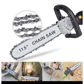 Bộ Chuyển Đổi cưa xích gắn máy mài cầm tay tra dầu tự động, Lưỡi cưa xích, bộ lam xích