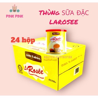    KHÔNG HỎA TỐC - THÙNG 24 LON   SỮA ĐẶC LAROSEE NẮP TRƠN   NẮP KHUI 1KG Malaysia Từ Pink Pink Nguyên Liệu 