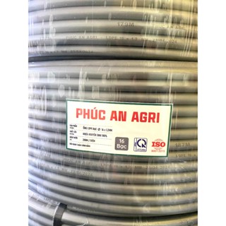 cuộn 200m Ống LDPE 16x1.2mm màu bạc, Ống 16 ly màu bạc, ống ldpe 1 bạc bảo hành 5 năm
