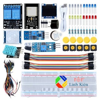 [Có VAT] ESP32 IoT Starter Kit - Bộ Thực Hành ESP32 ESP-2S IoT