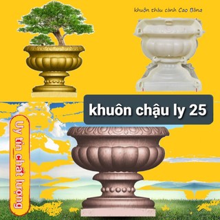 Khuôn đúc chậu ly 25 [khuôn chậu ABS có lòng trong]