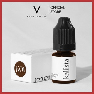 Mực Phun Xăm Chân Mày Kallista Hữu Cơ 5ml 10ml