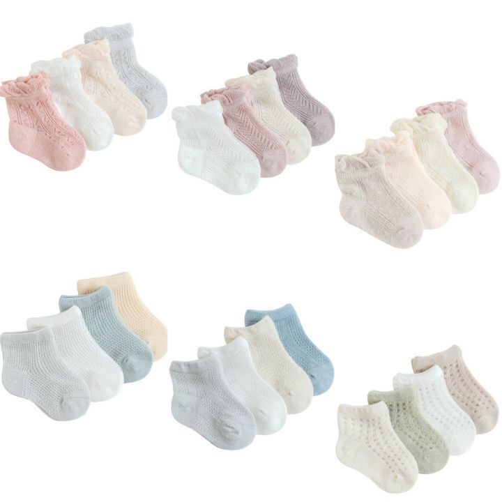 Tất Cho Bé/ Tất Lưới Hè Set 4 Đôi NeMo Mềm Mỏng