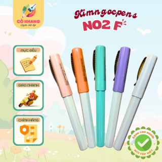 Bút máy Kimngocpens No 2f ngòi lá Bút luyện chữ đẹp luyện viết calligraphy Bút mực nét thanh nét đậm