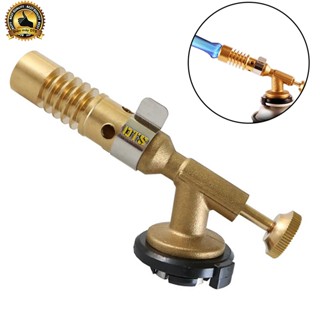 Đèn khò ga - khò gas đầu đồng 100% nguyên khối cao cấp (Núm điều chỉnh nhiệt độ 1300 độ C)