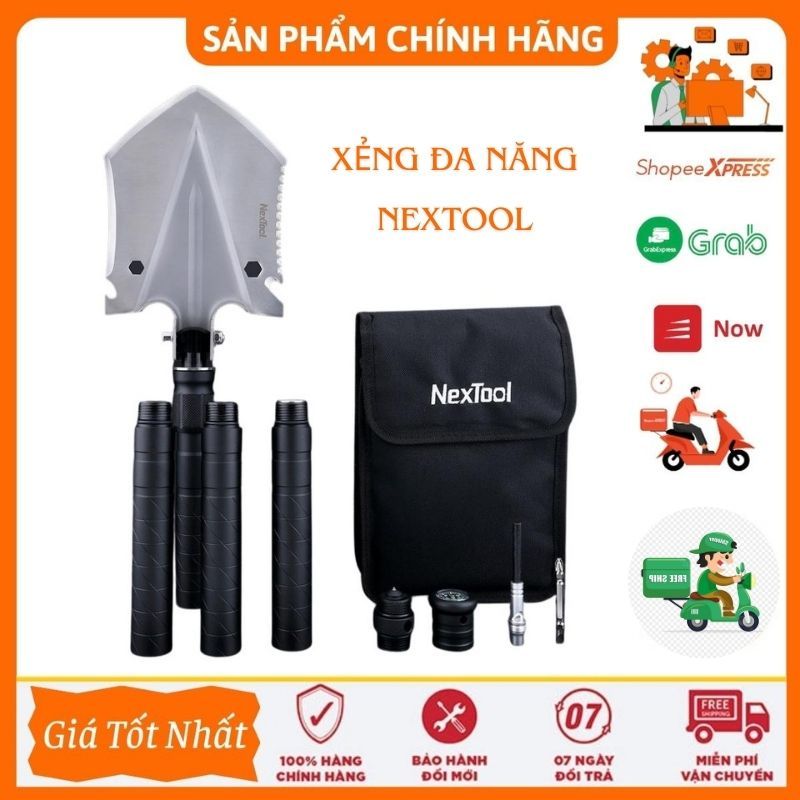 Xẻng Đa Năng Nextool Loại Lớn 14 chức năng - Hàng Chính Hãng