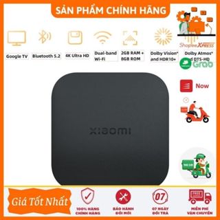 Xiaomi TV Box S 4K 2nd sử dụng giọng nói Tiếng Việt - Hàng Chính Hãng
