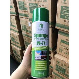  Keo xịt đa năng PJ77 dán xốp dán tường dán mút giấy dán tường thảm trải sàn Keo dạng xịt 