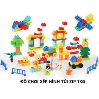 ĐỒ CHƠI XẾP HÌNH NHỰA Bộ lắp ghép cân kí, xe công trình, đồ chơi lắp ghép cho bé