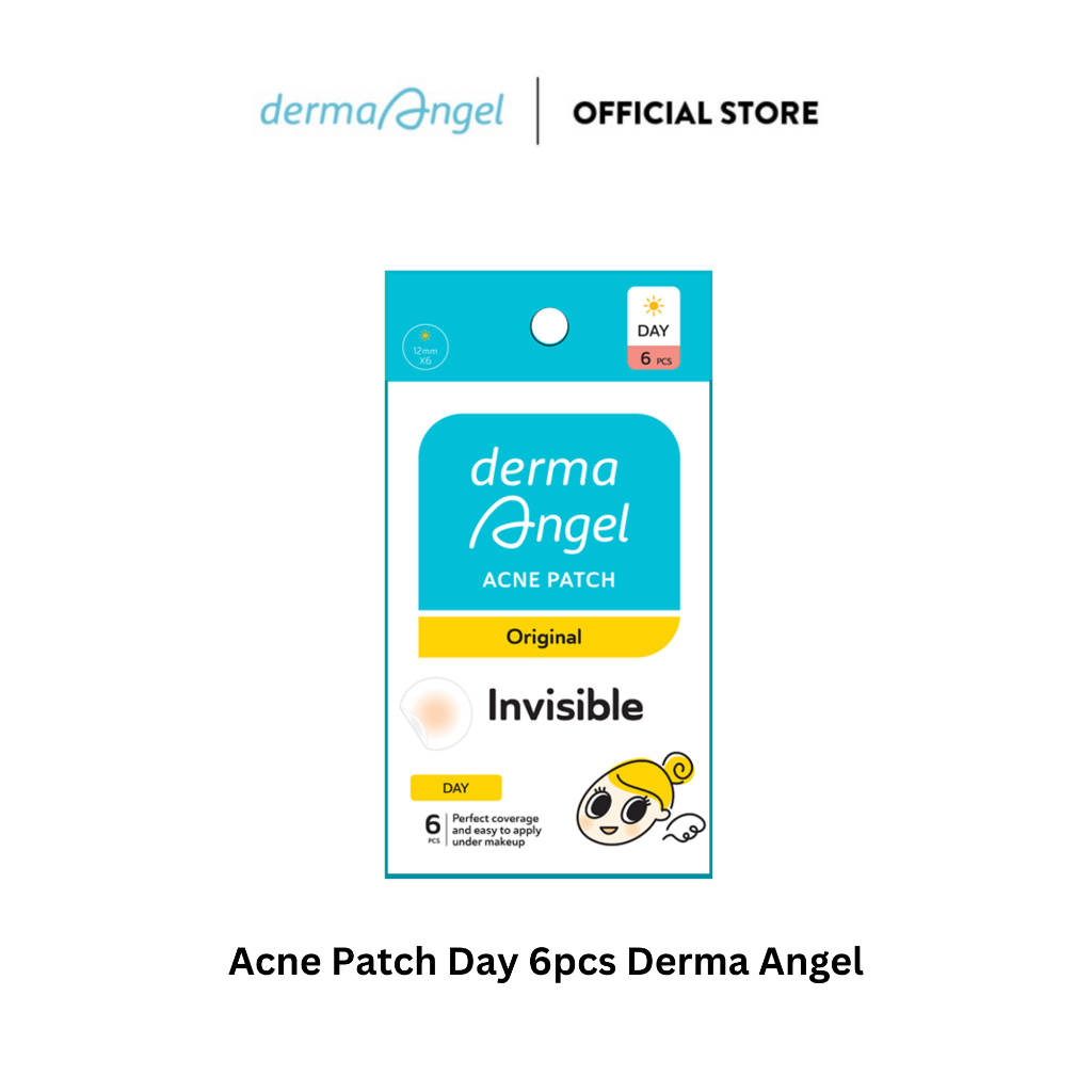 [Hàng tặng không bán] Miếng dán mụn Derma Angel (Ban ngày - 6 miếng)