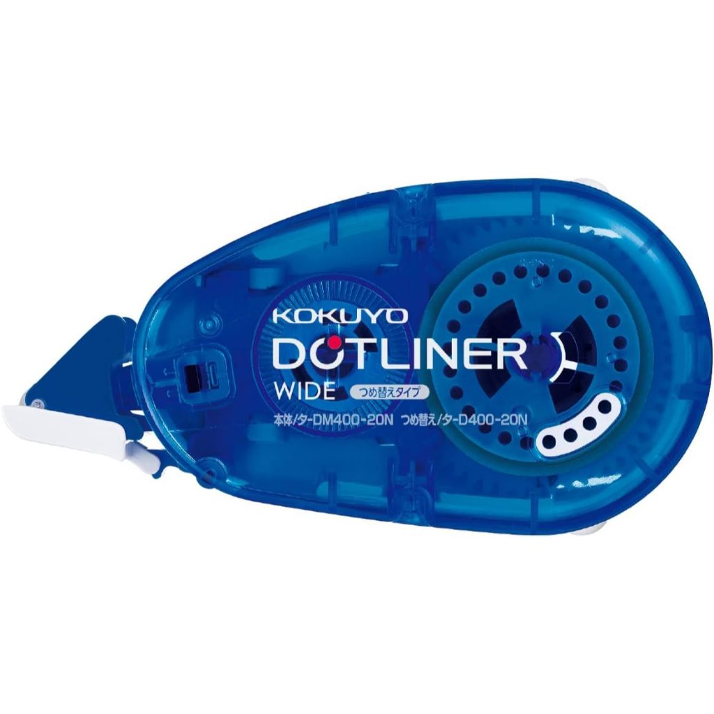 Kokuyo Tape Adhesive Dotliner Wide Main Body / Refill / Body + Refill Set / T-DM400-20 Main Body Siz