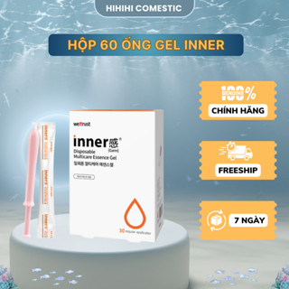 Hộp 60 ống Gel Inner đũa thần inner gel phụ khoa chính hãng bôi trơn, se khít làm hồng vùng kín