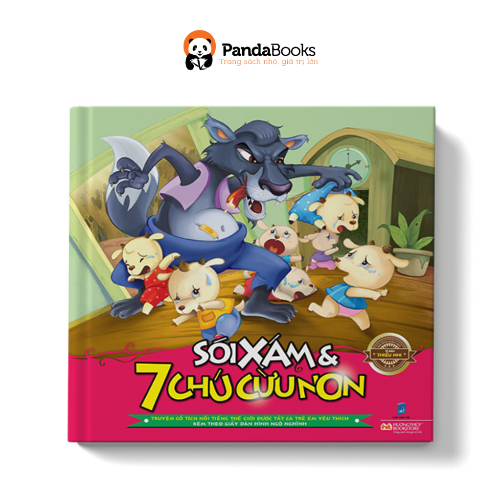 Sách PANDABOOKS Sói Xám & 7 Chú Cừu Non
