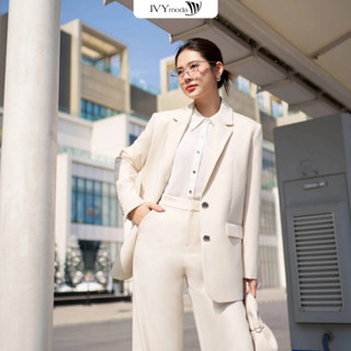 Áo vest dáng oversize Piece Suits nữ IVY moda MS 67M7969