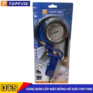  Dụng cụ bơm lốp cao cấp mặt đồng hồ dầu bơm hơi công nghiệp HARDEN TOP FINE đo áp suất lốp xe ô tô xe máy máy nén khí 